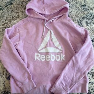 Womens XS Pink Purple Reebok Hoodie